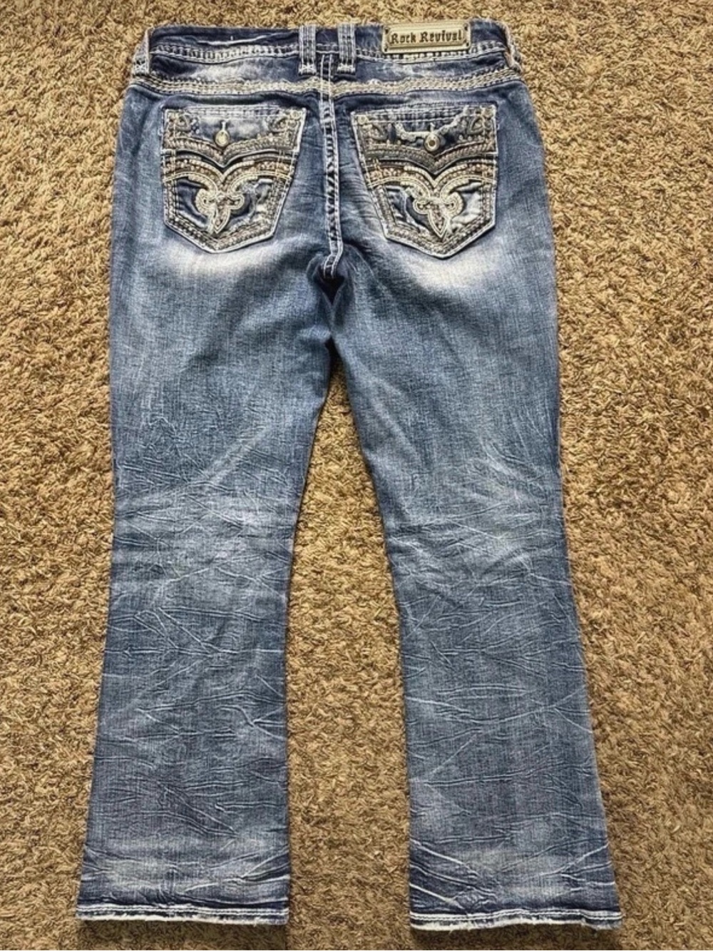 Womens Rock Revival Bootcut jeans